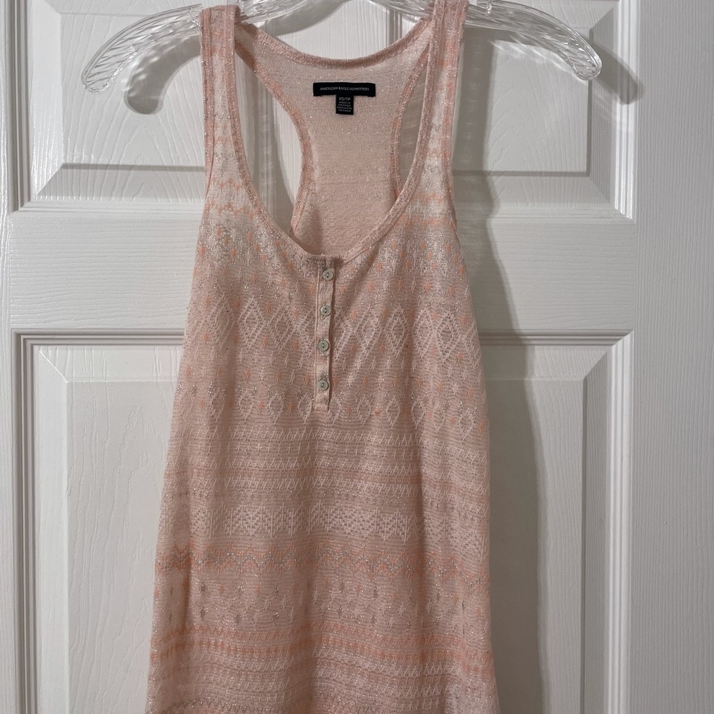 Sheer XS American Eagle Tank Top